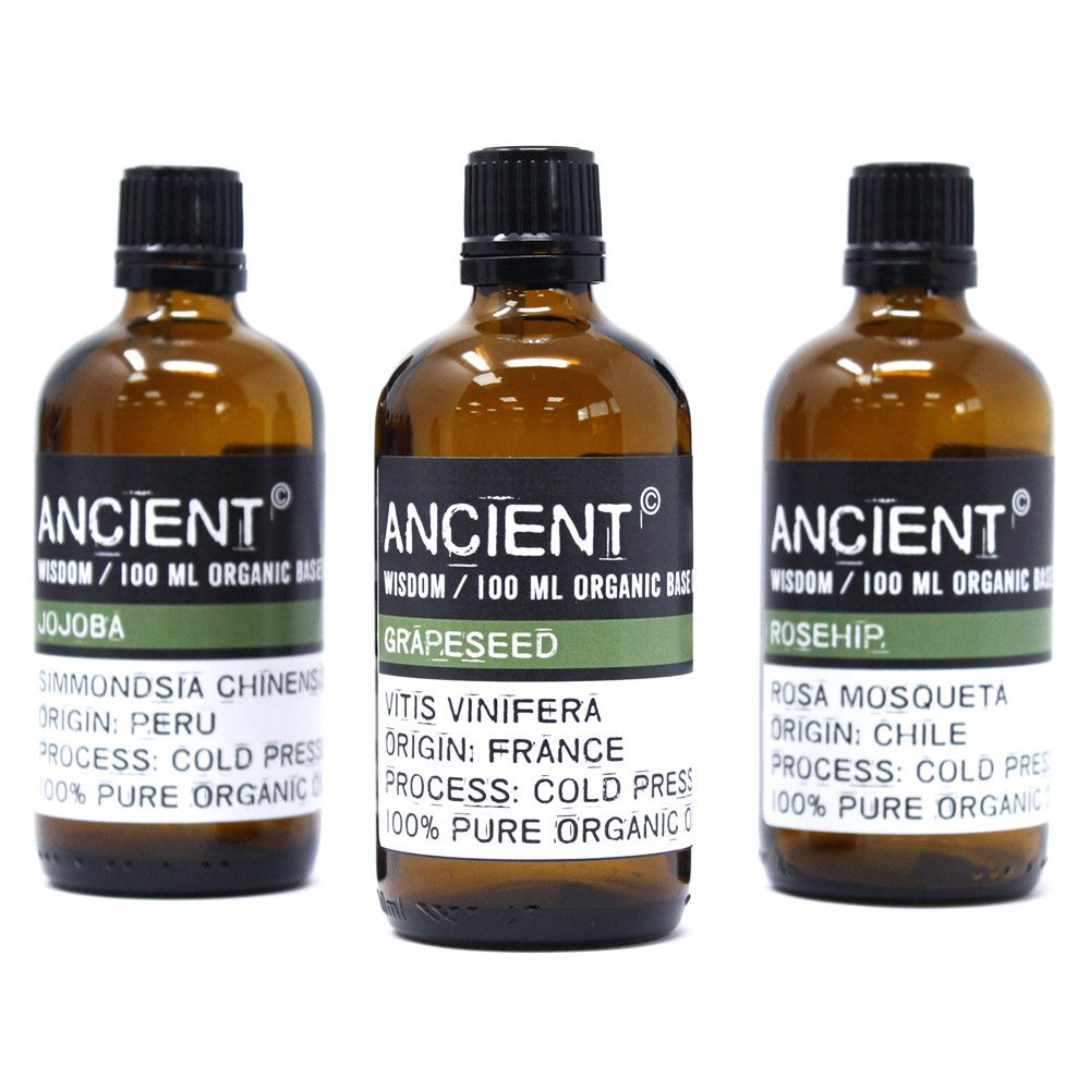 Organic Base Oil 100ml - Grapeseed