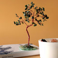 Large Gemstone Tree - Green Aventurine on Green Agate Base (100 stones)