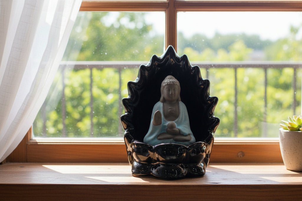 Back Flow Incense Burner - Buddha