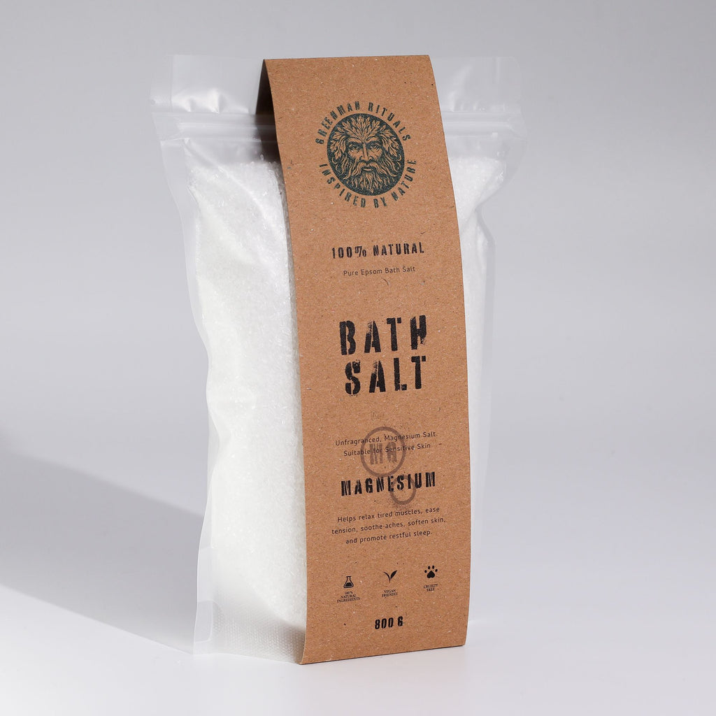 Greenman Rituals Magnesium Epsom Bath Salt – Pure Formula