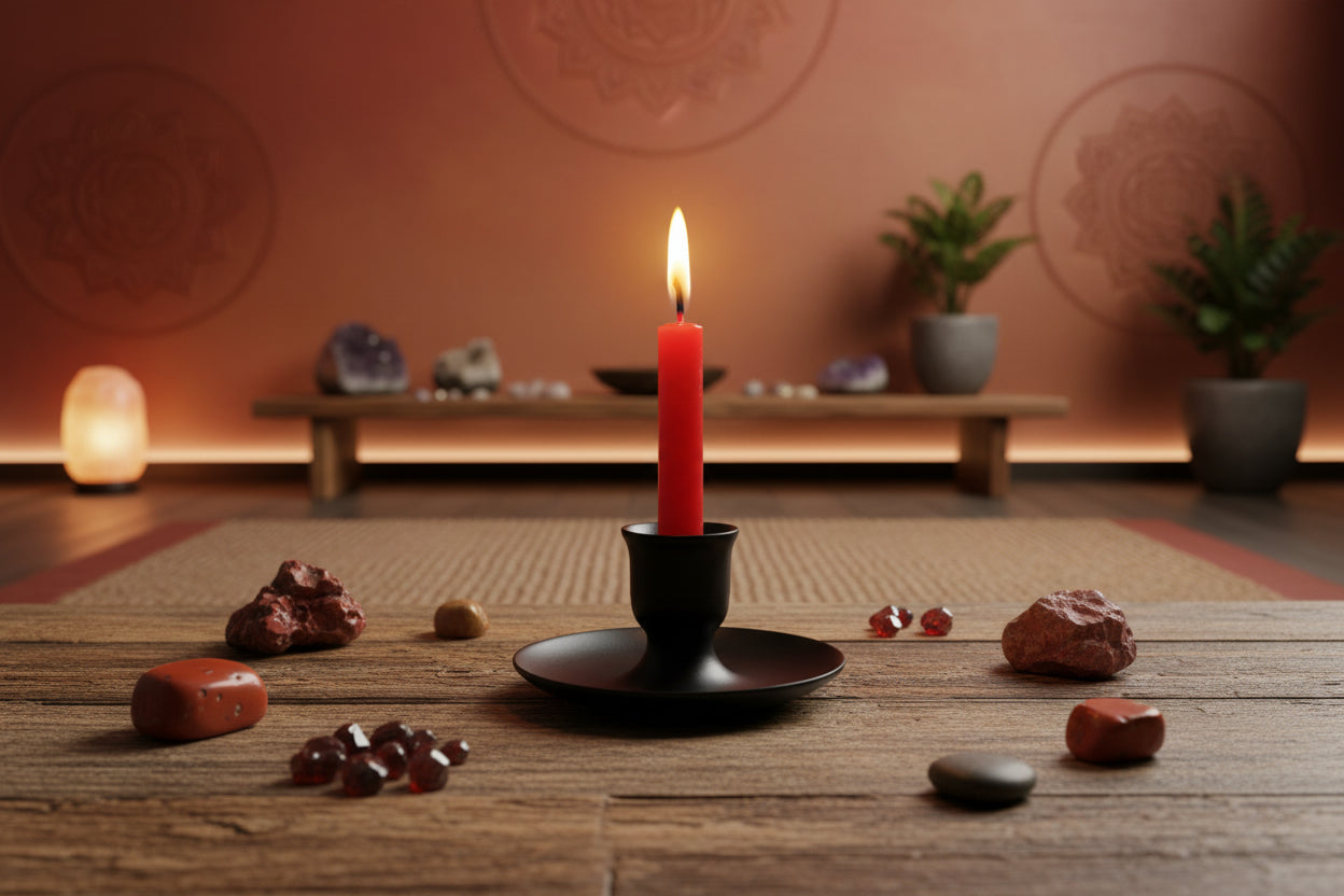 Manifest Magic Candles - Root Chakra