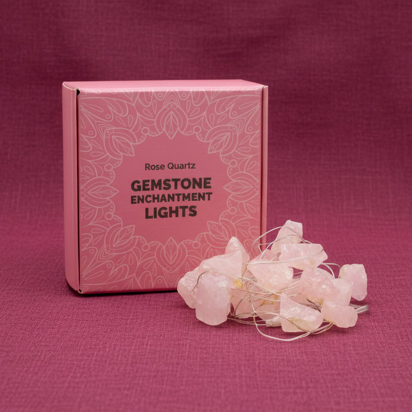 Gemstone Enchantment Lights - Rose Quartz