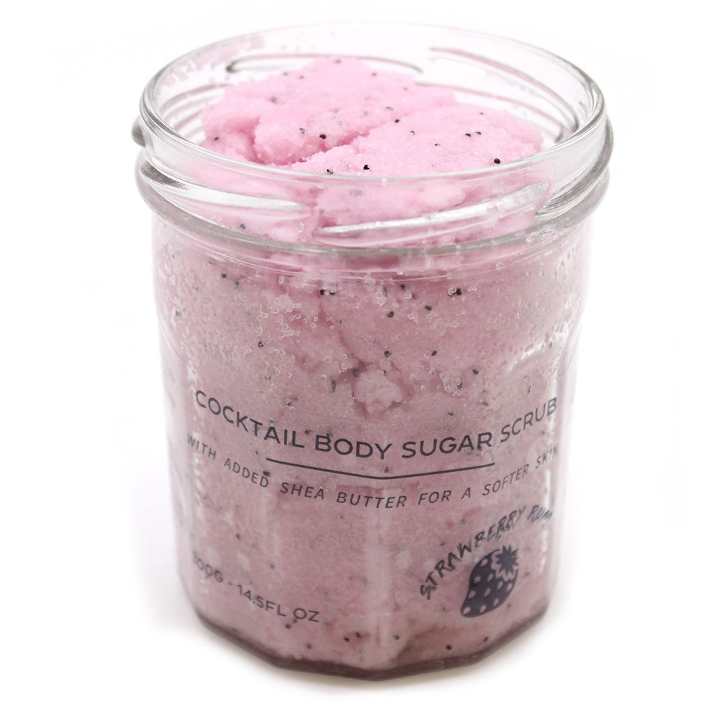Cocktail Sugar Body Scrub - Strawberry Rum 300g