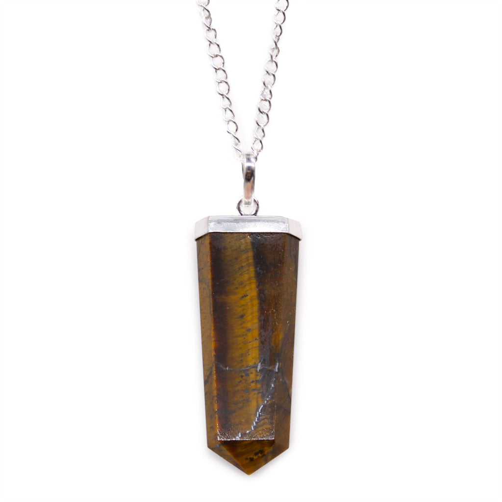Flat Pendant - Tiger Eye