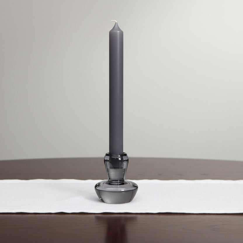 Flip Mushroom  Dinner Candle / Tealight Holder - Midnight Grey