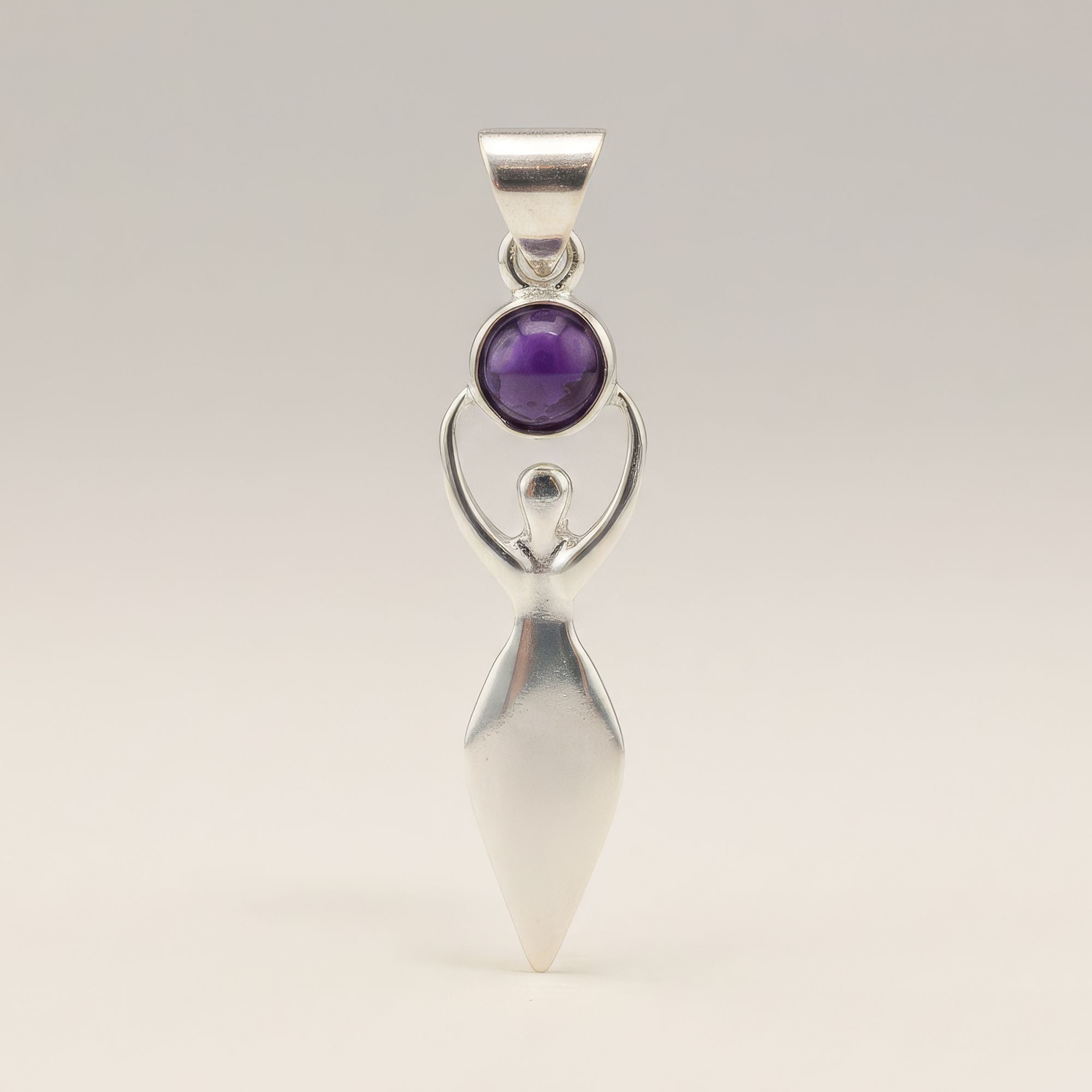 Devotional Pendant Necklace - Goddess Amethyst