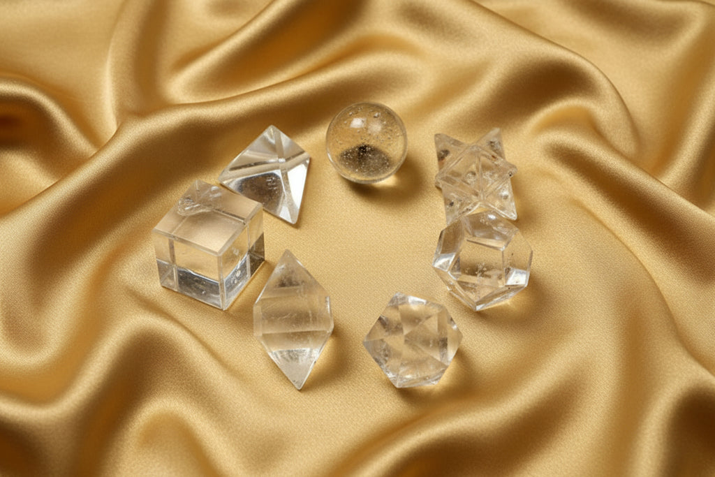 Geometric 7 Piece Crystal Set