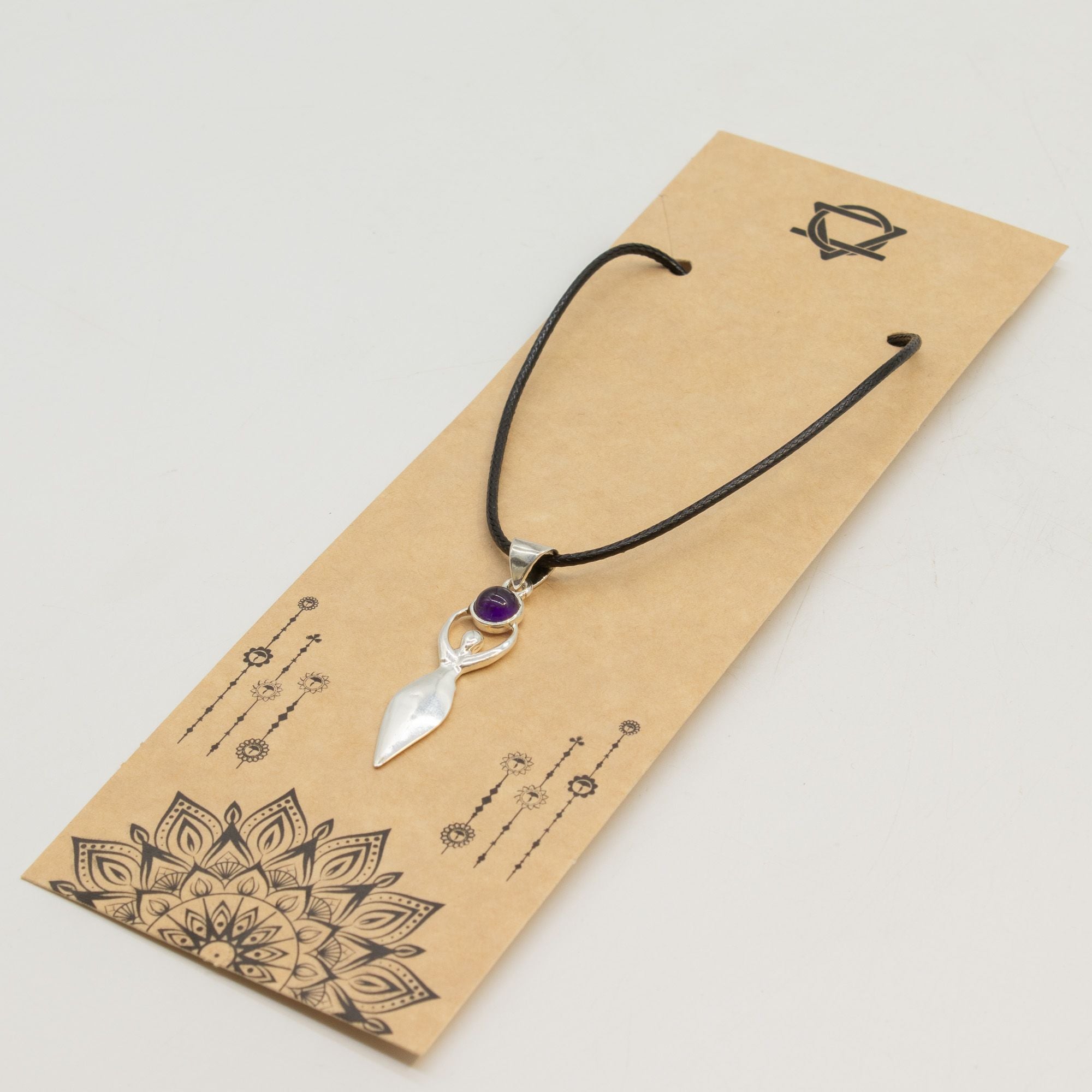 Devotional Pendant Necklace - Goddess Amethyst