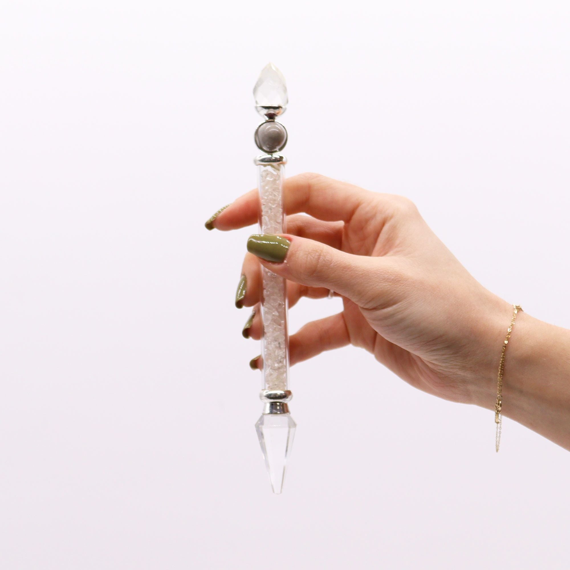 Shiva Lingam Magic Wand - Clear Quartz - Wisdom