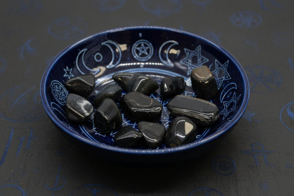 Large Blue Tigers Eye - Tumbled - 24 pieces