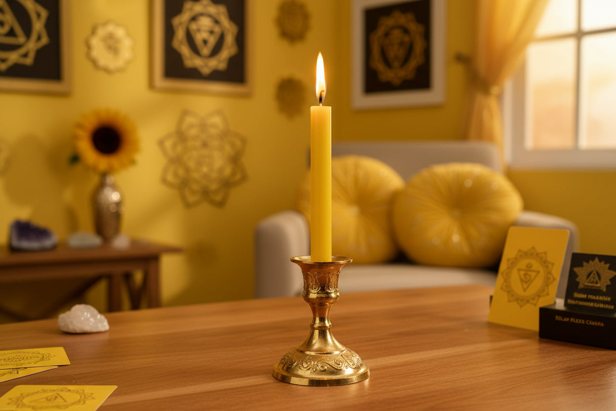 Manifest Magic Candles - Solar Plexus Chakra