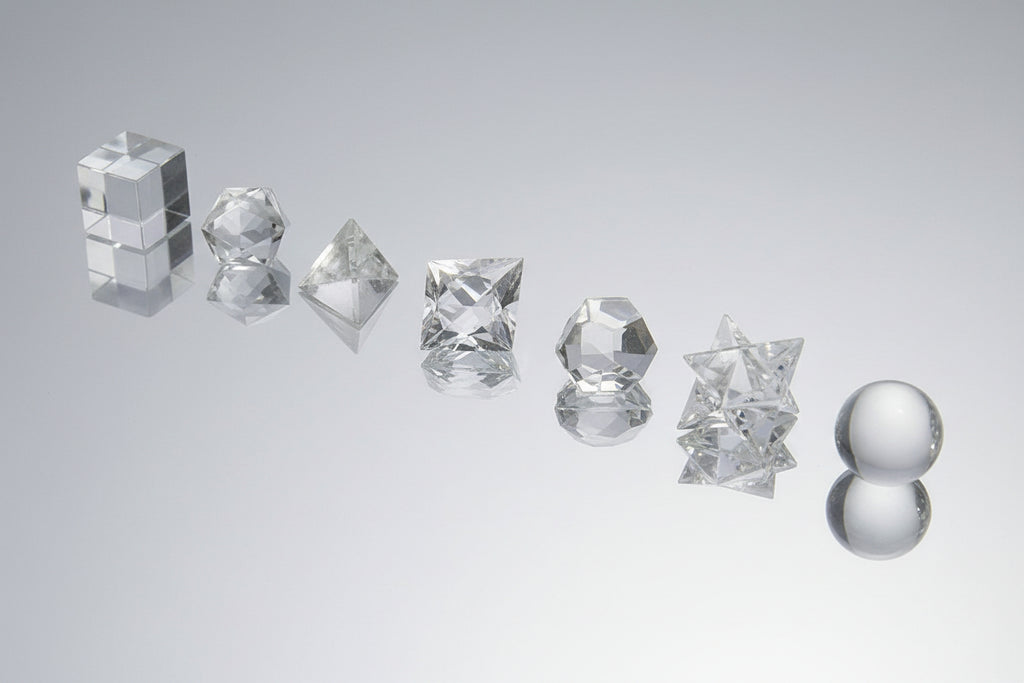 Geometric 7 Piece Crystal Set