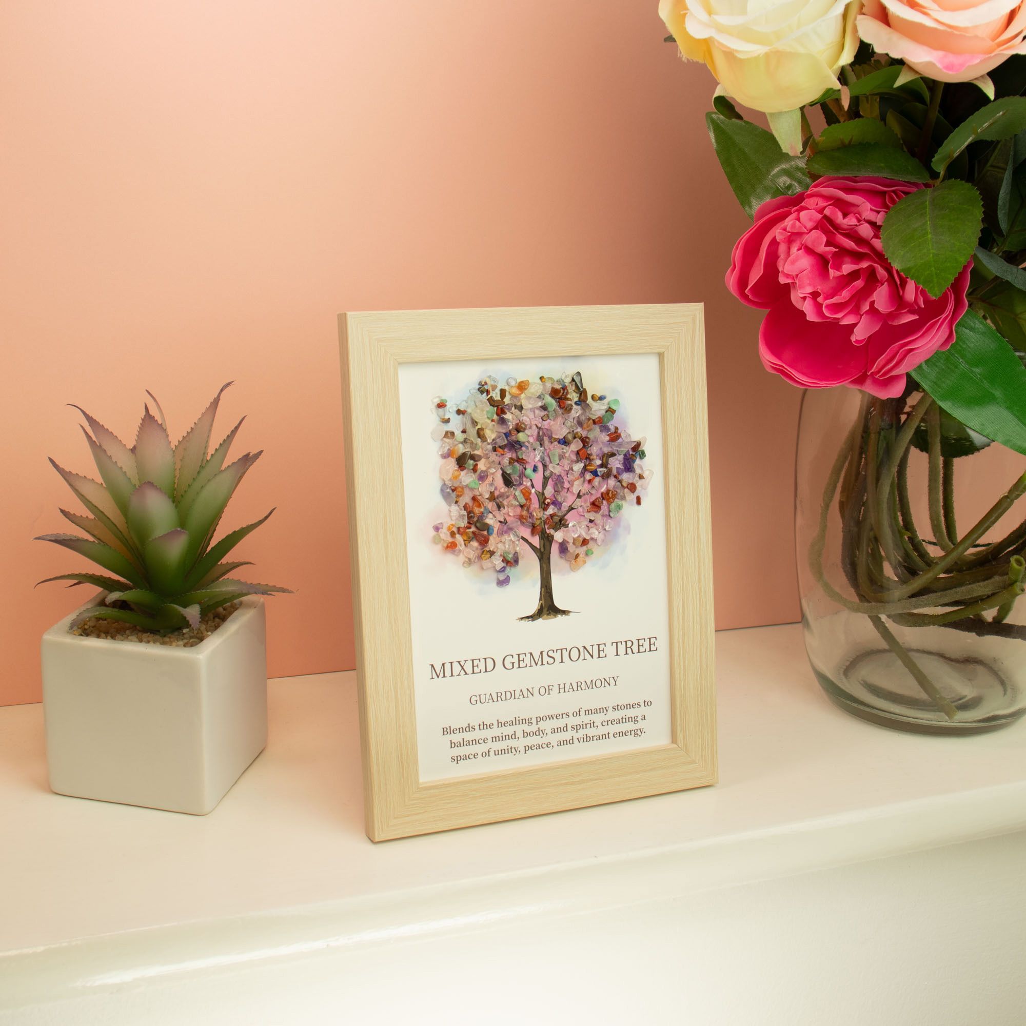 Gemstone Picture - Tree of Life - Mixed