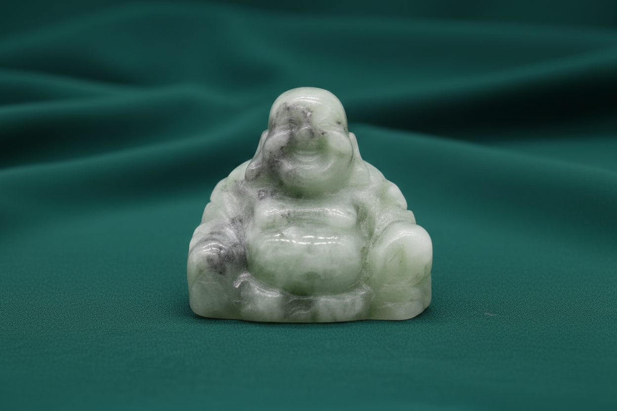 Gemstone Small Buddha - Jade