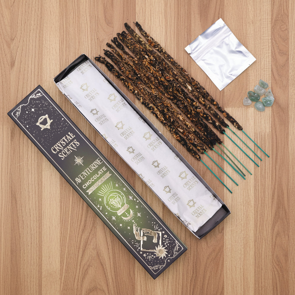 Crystal Scents Smudge Incense - Aventurine & Chocolate