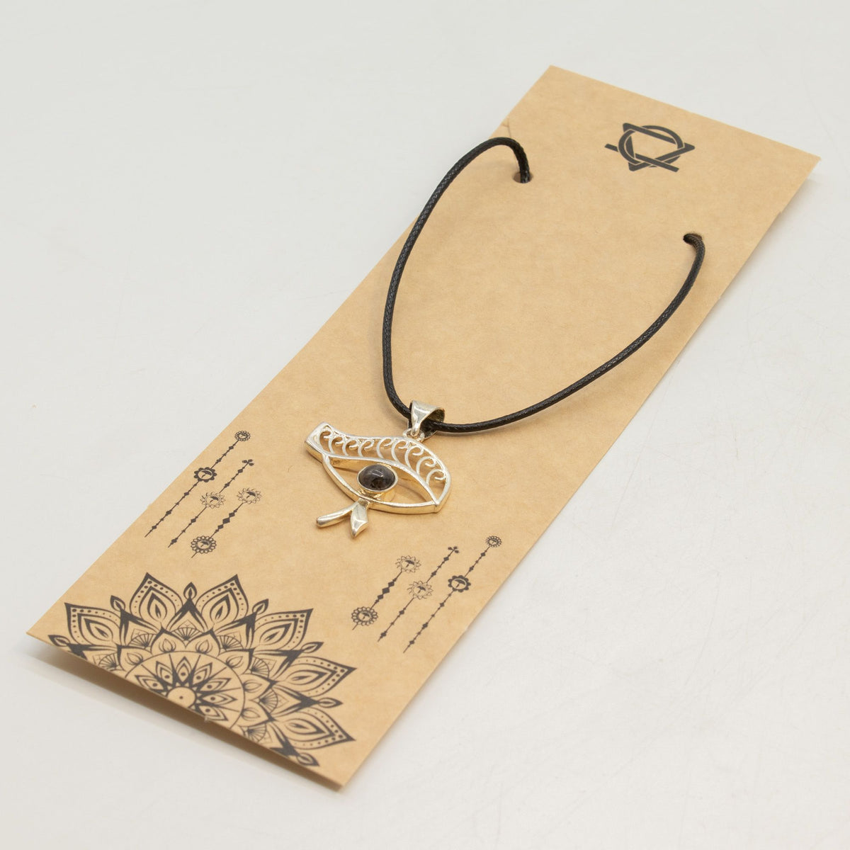 Devotional Pendant Necklace - Cleopatra Eye - Iolite