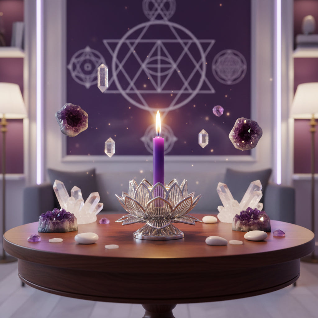 Manifest Magic Candles - Crown Chakra
