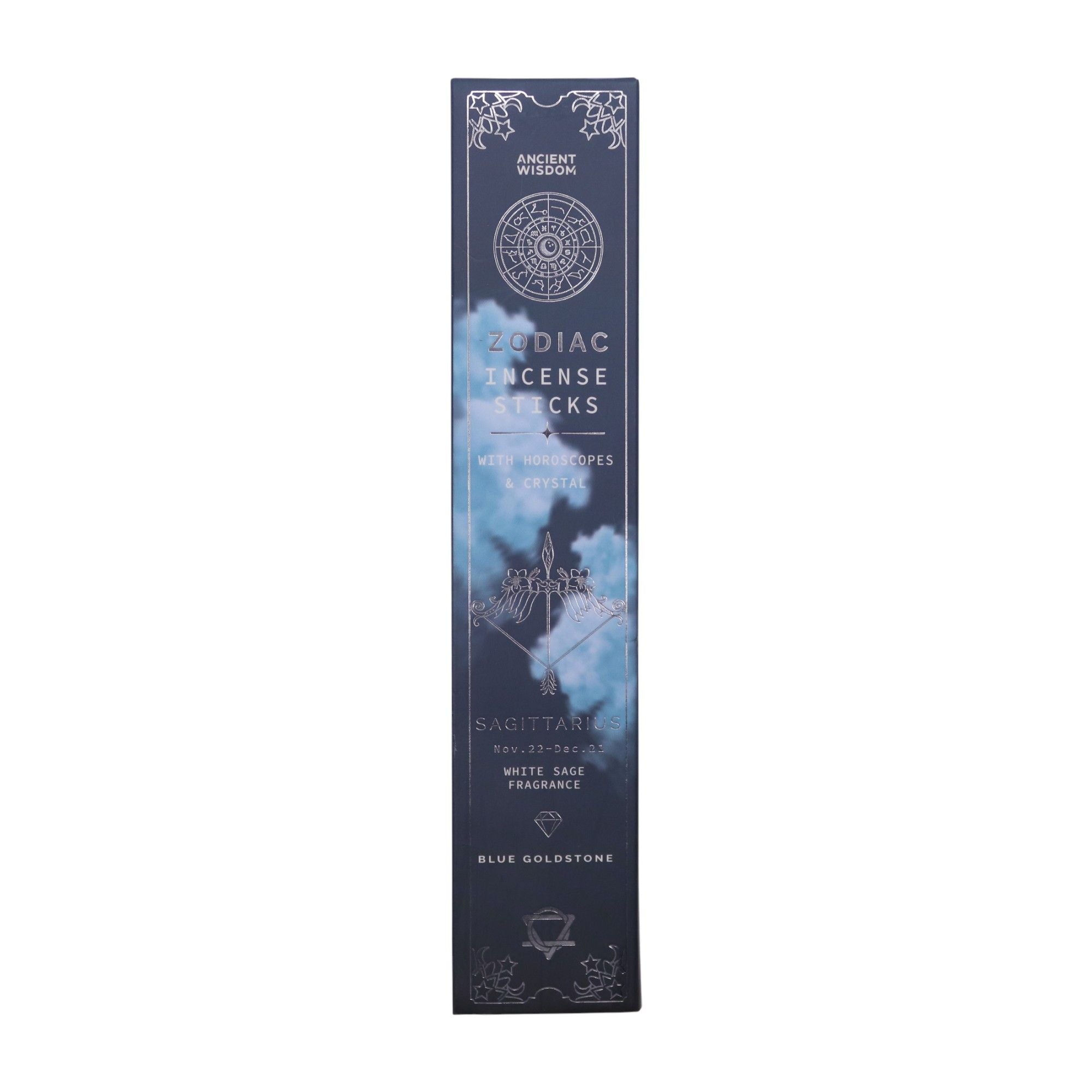 Incense & Gemstone Zodiac Gift Set - Sagittarius