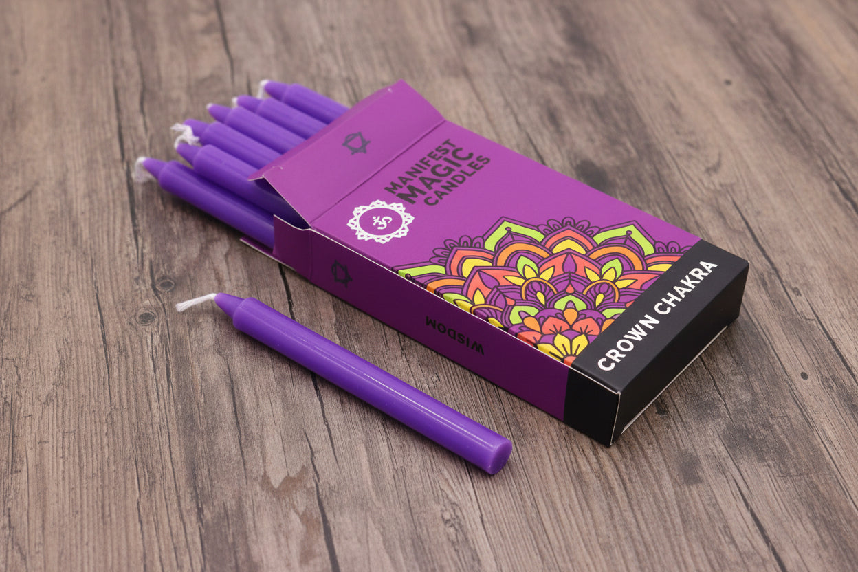 Manifest Magic Candles - Crown Chakra