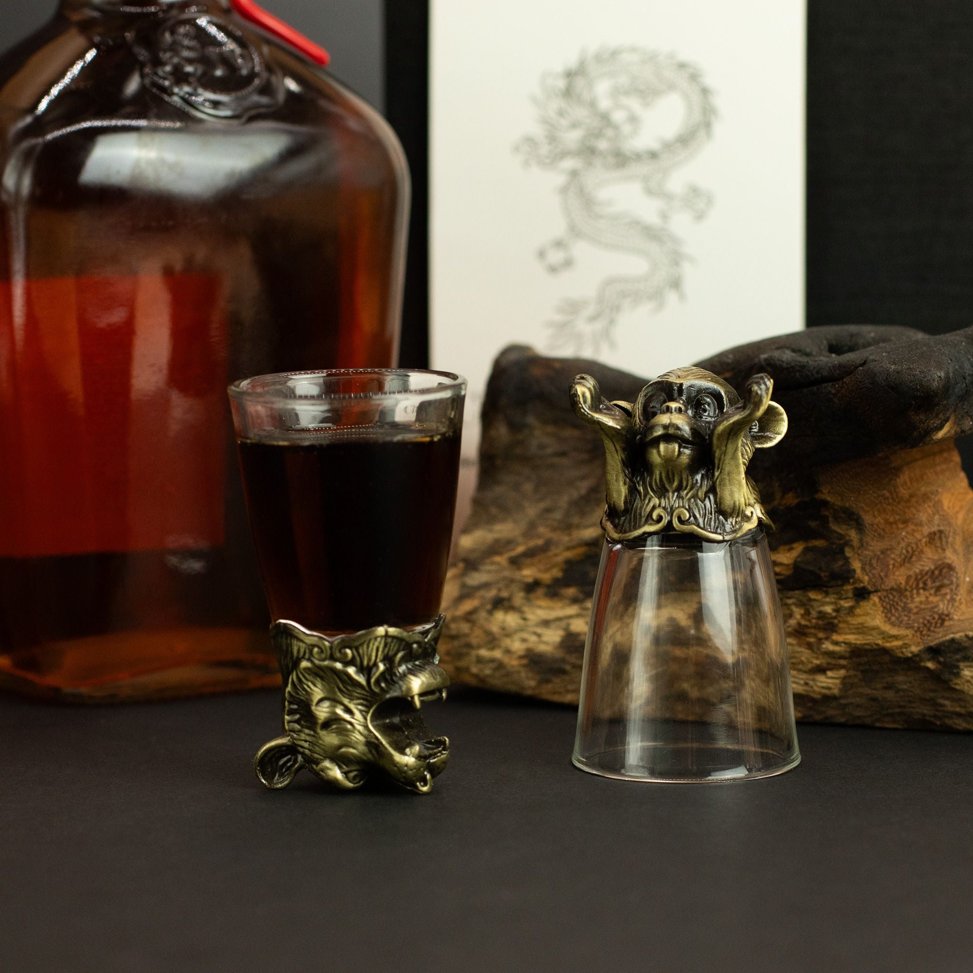 Gift Set of 12 Glasses (25ml) - Forest & Mystical Creatures