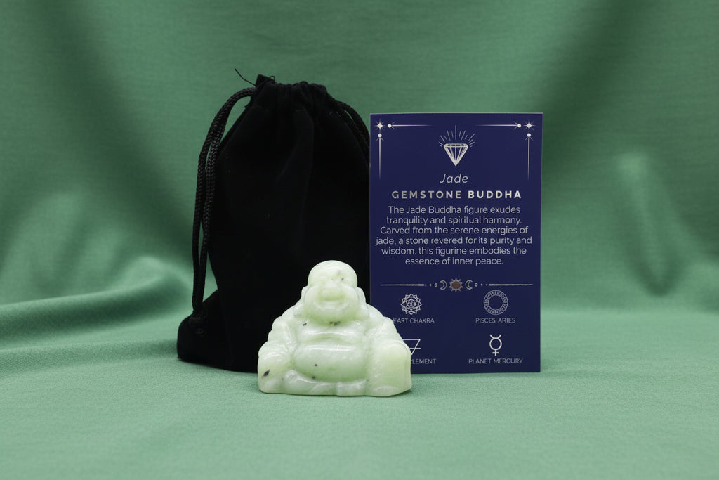 Gemstone Large Buddha - Jade