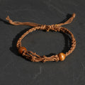 Gemstone Bracelet Cord - Brown