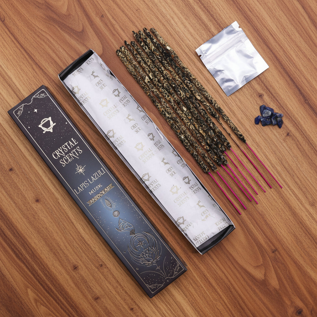 Crystal Scents Smudge Incense - Lapis Lazuli & Musk