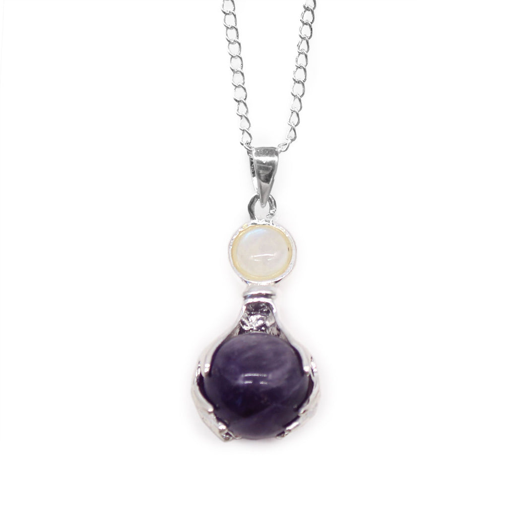 Healing Hands Necklace - Amethyst