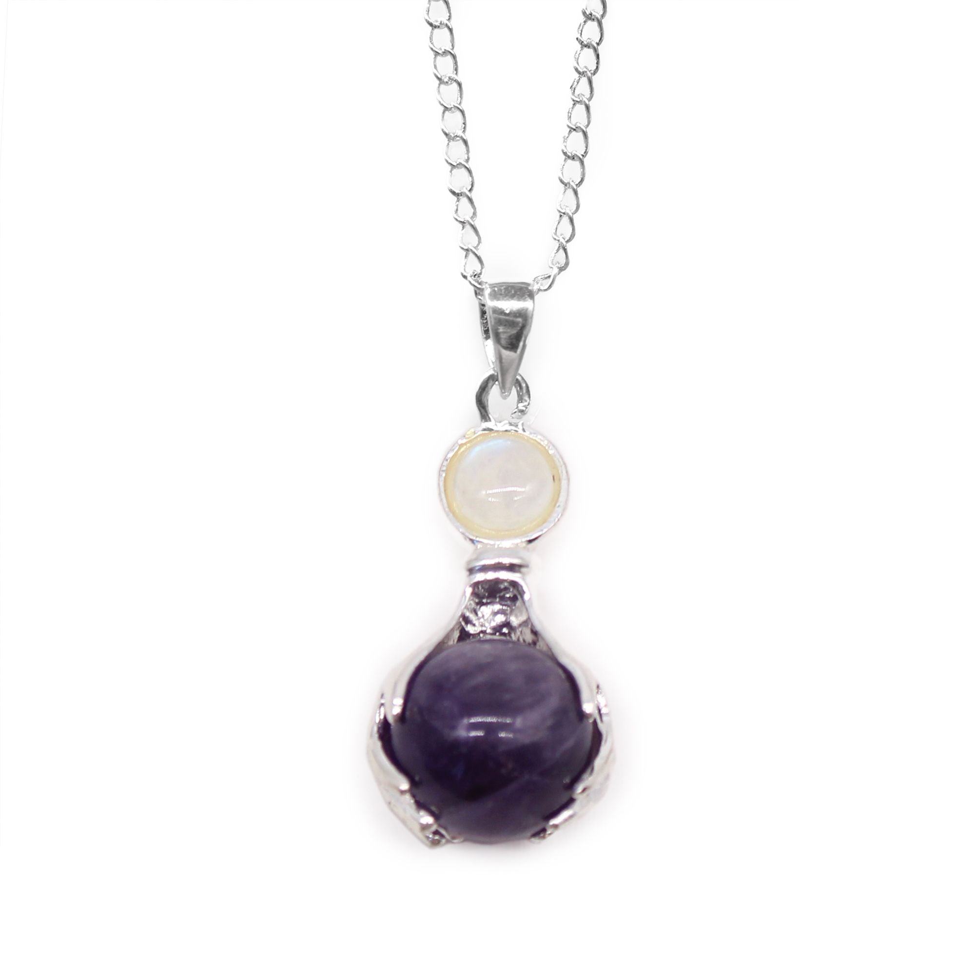Healing Hands Necklace - Amethyst