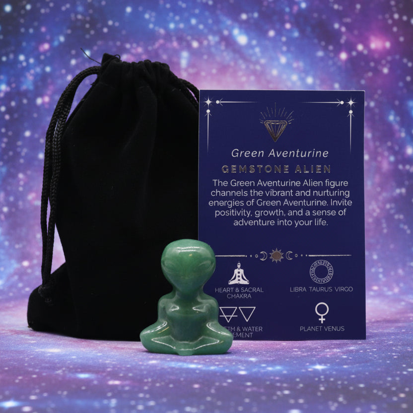 Gemstone Alien - Green Aventurine