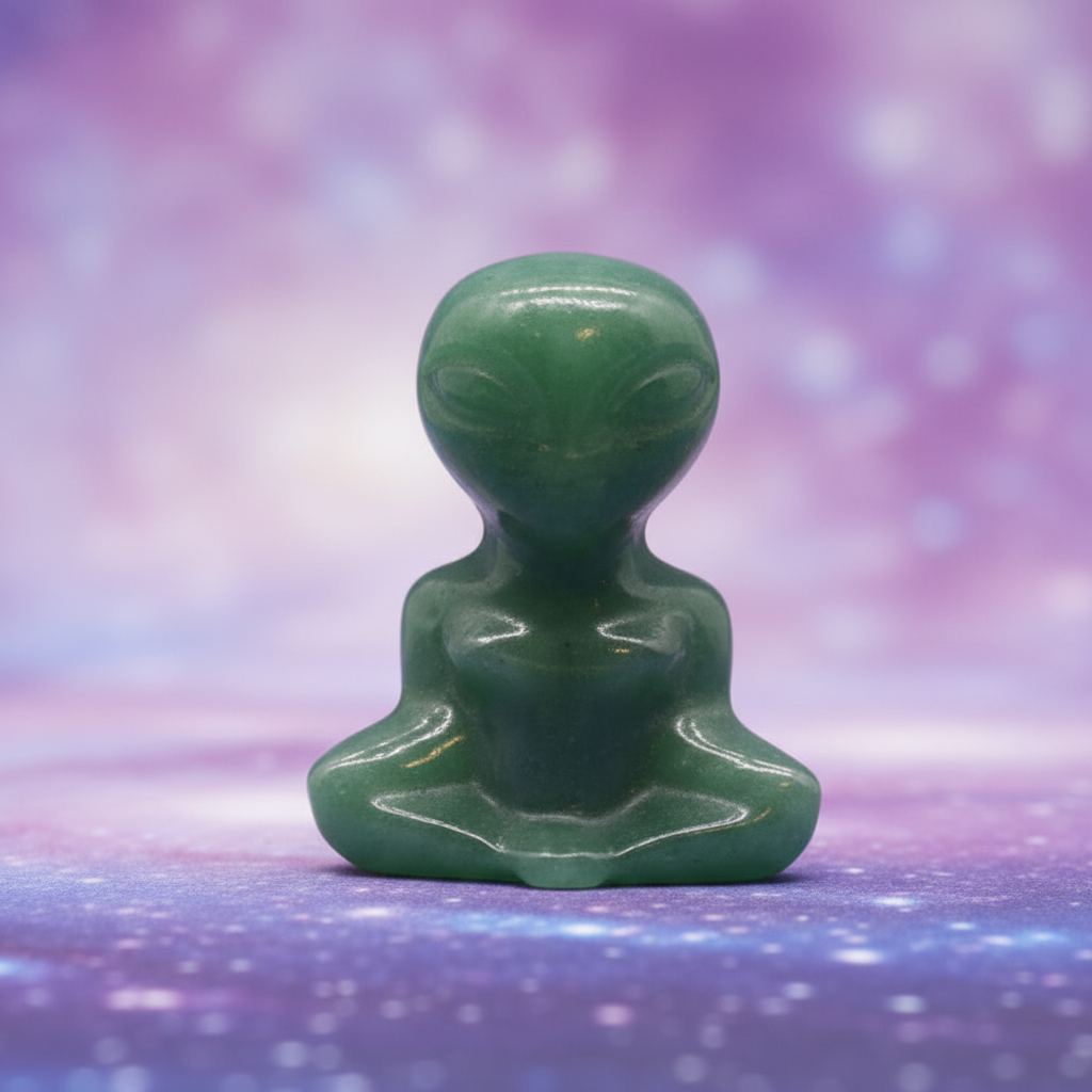 Gemstone Alien - Green Aventurine