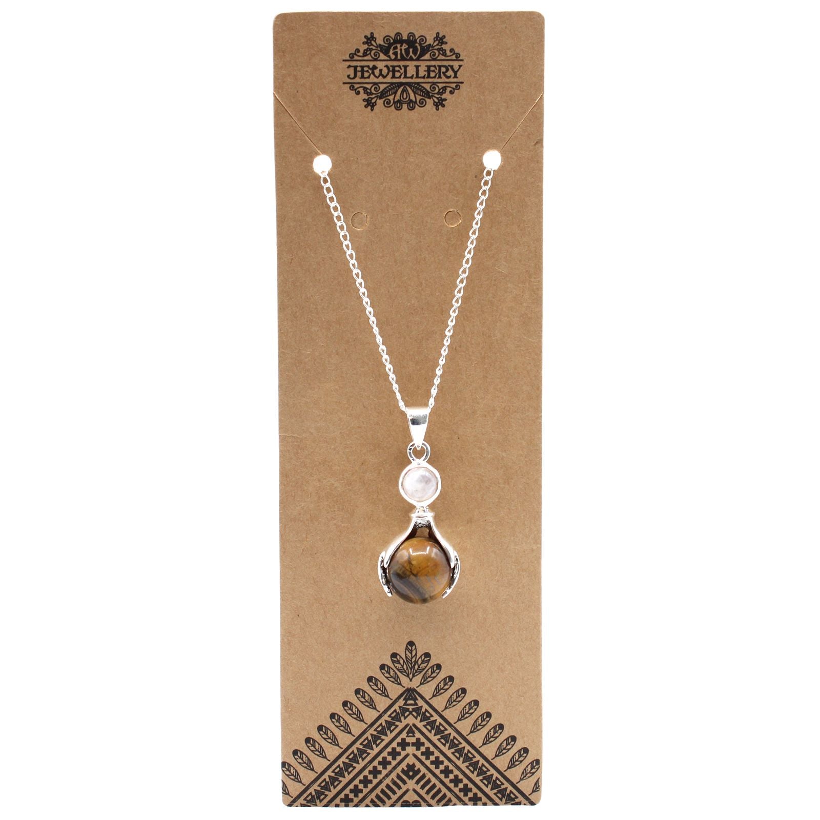 Healing Hands Necklace - Tigers Eye