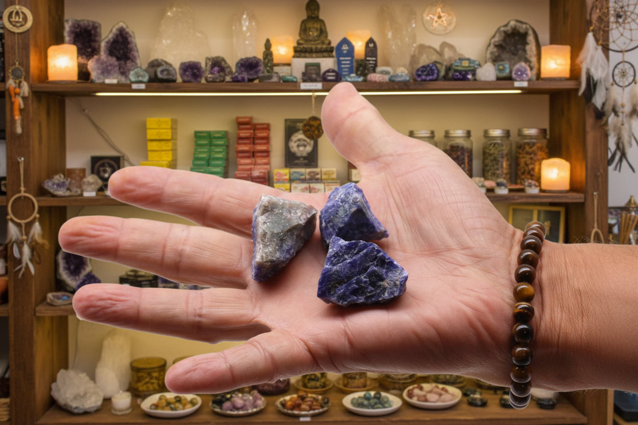 Raw Sodalite Crystals - 500g