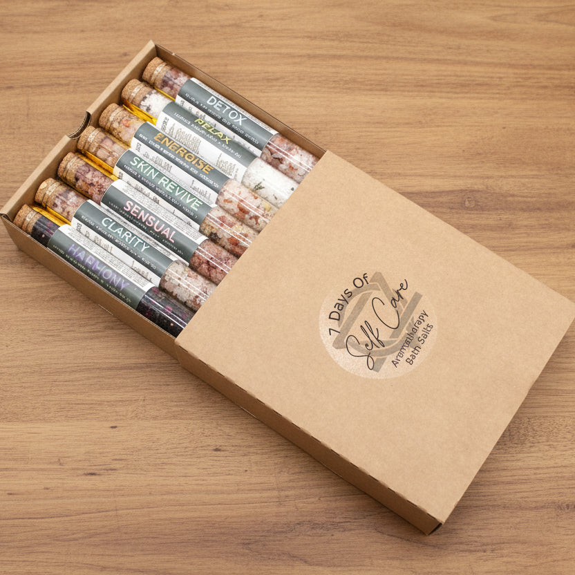 Bath Salts in Vials - Gift Pack of 7