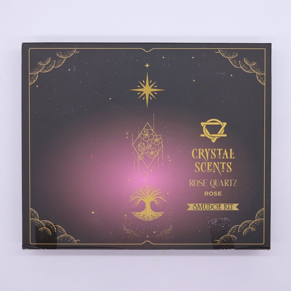 Crystal Scents Smudge Incense - Rose Quartz & Rose
