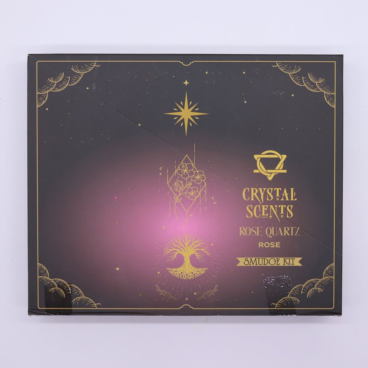 Crystal Scents Smudge Incense - Rose Quartz & Rose