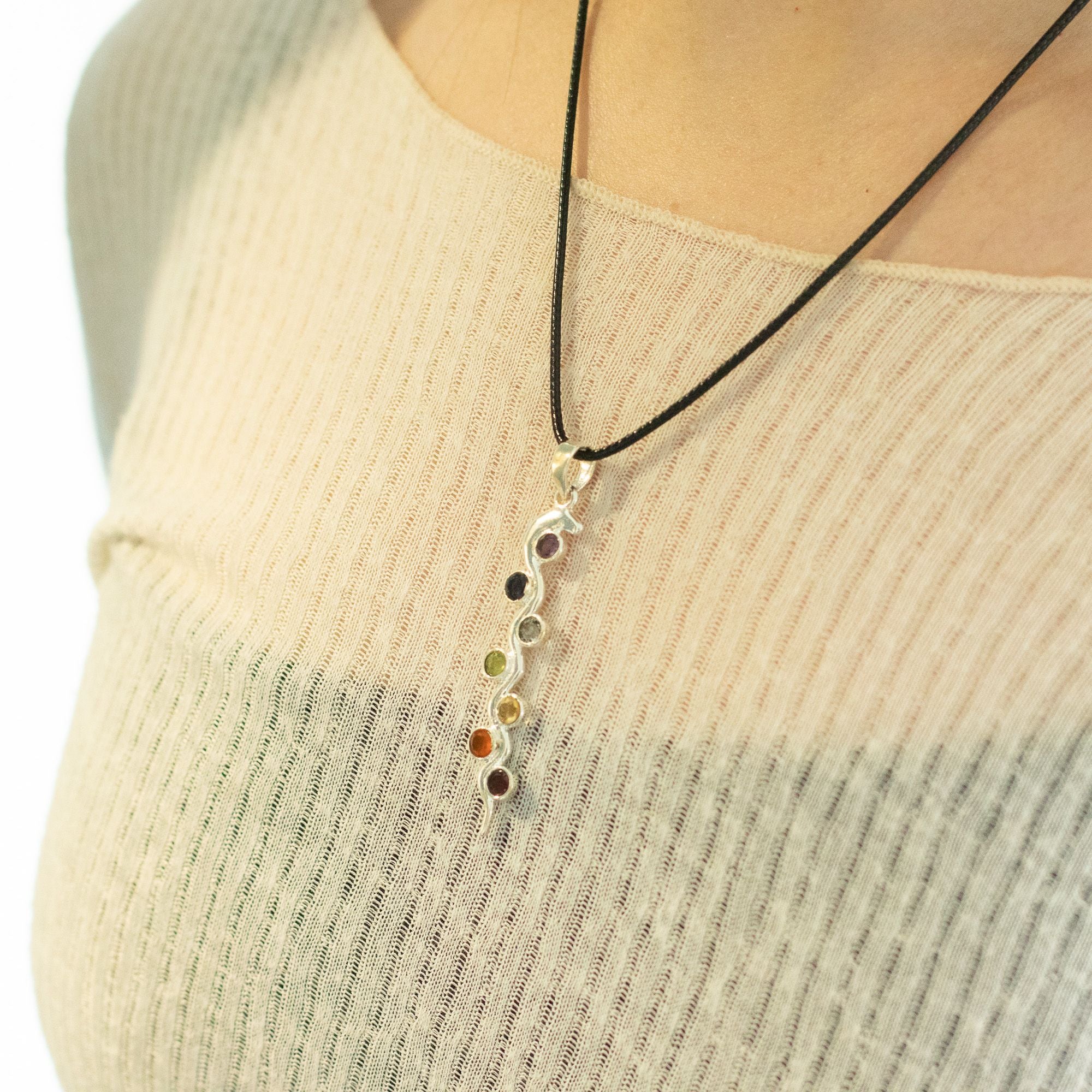 Devotional Pendant Necklace - Snake Chakra