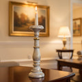 Candle Stand - White Gold - Large