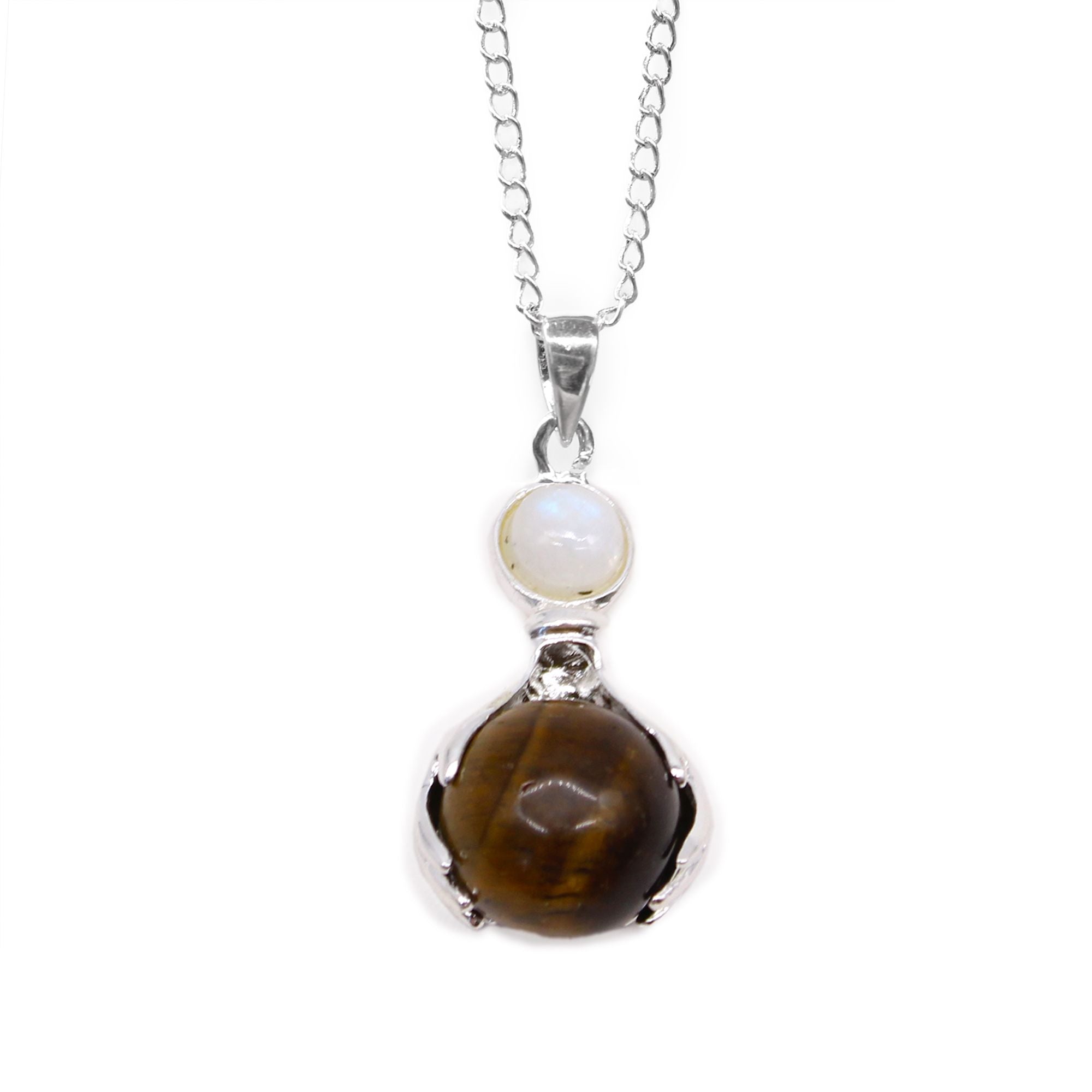 Healing Hands Necklace - Tigers Eye