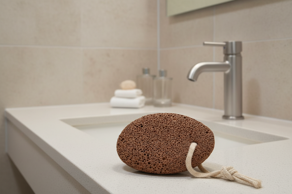 Volcanic Foot Stone - Oval Shape