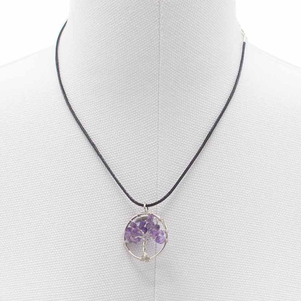Tree of Life Necklace - Amethyst