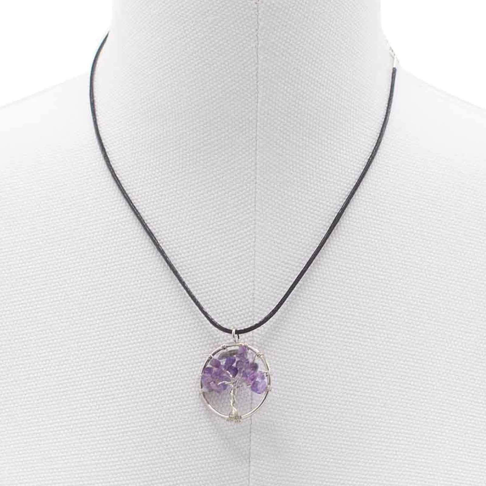 Tree of Life Necklace - Amethyst