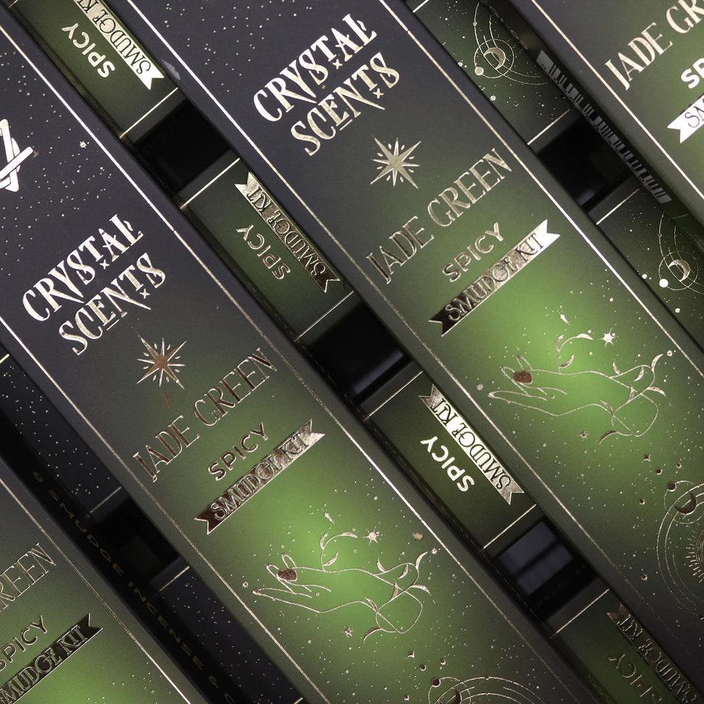 Crystal Scents Smudge Incense - Jade & Spicy