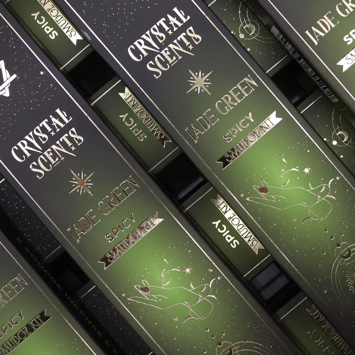 Crystal Scents Smudge Incense - Jade & Spicy