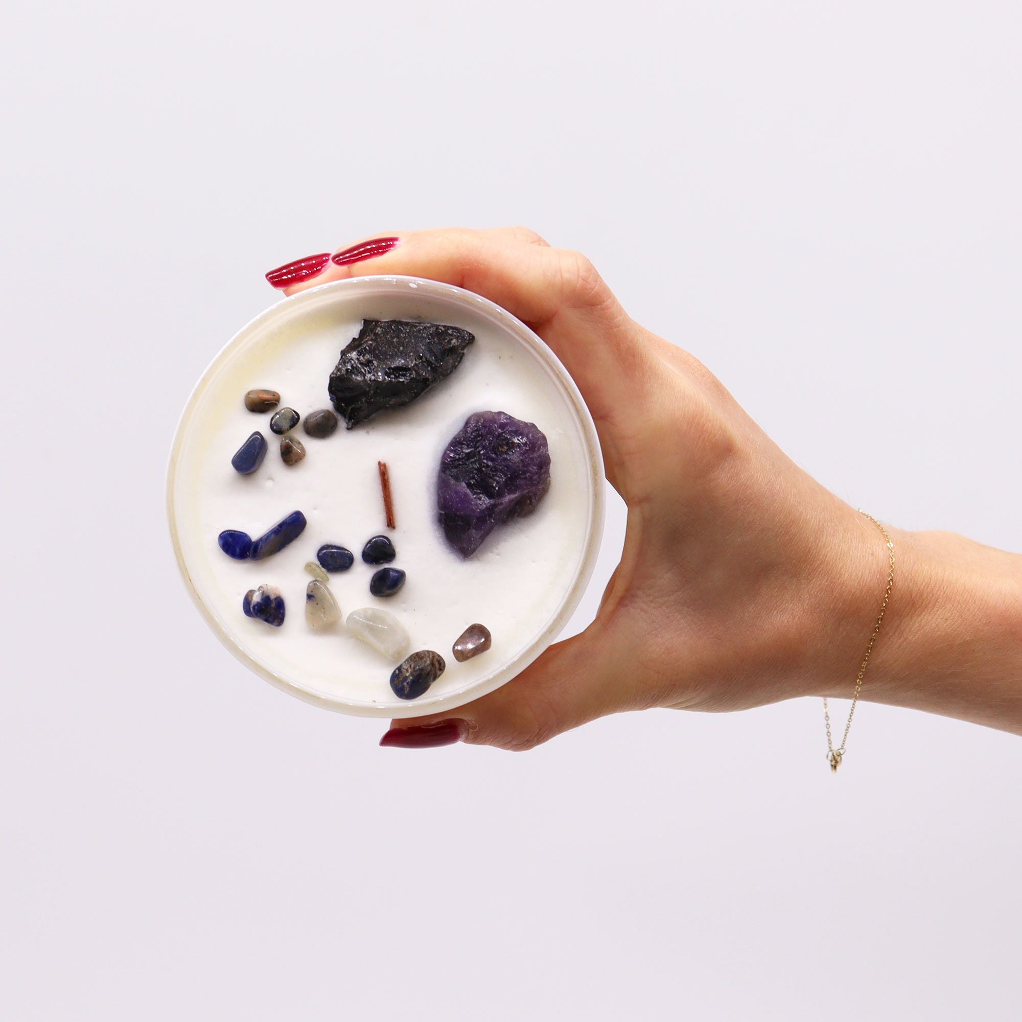 Chakra Crystal Candles - Solar Plexus