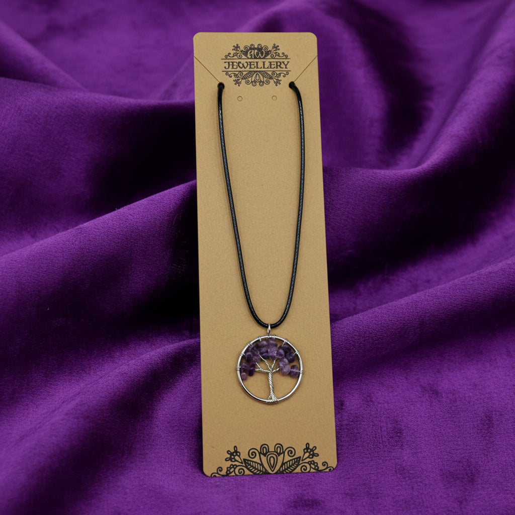Tree of Life Necklace - Amethyst