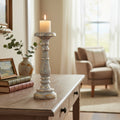Candle Stand - White Gold - Medium