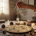 7 Chakra Clear Quartz Pendulum