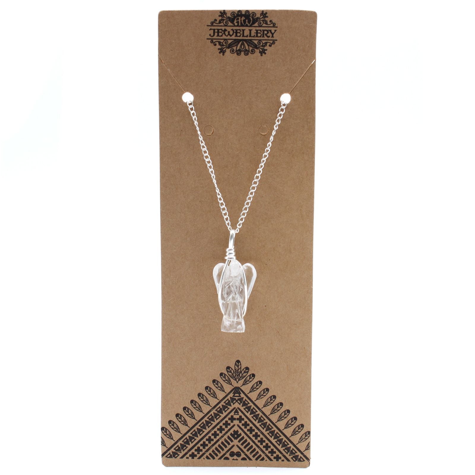 Guardian Angel Pendant - Clear Quartz
