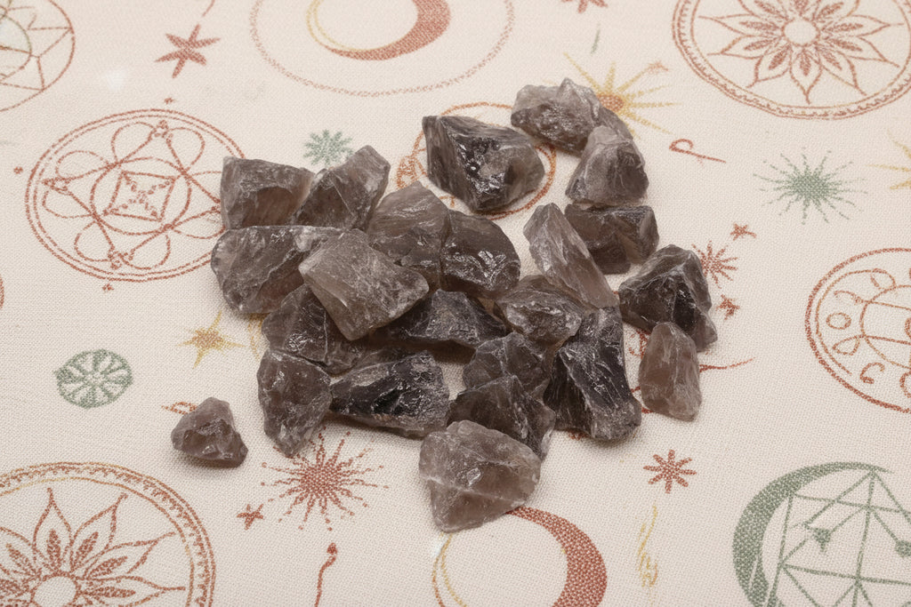 Raw Smoky Quartz Crystals - 500g